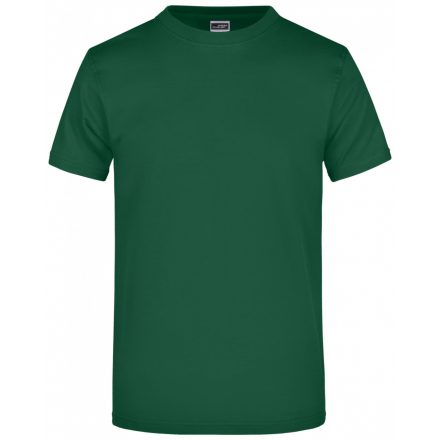 James&Nicholson Round-T-Medium kereknyakú póló JN001 dark-green L