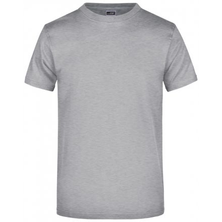 James&Nicholson Round-T-Medium kereknyakú póló JN001 grey-heather L