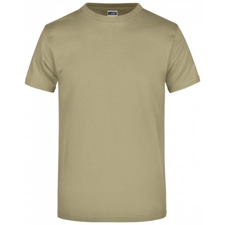 James&Nicholson Round-T-Medium kereknyakú póló JN001 khaki L