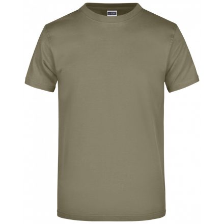 James&Nicholson Round-T-Medium kereknyakú póló JN001 olive L