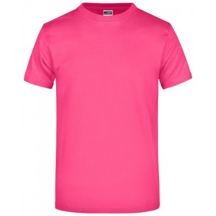 James&Nicholson Round-T-Medium kereknyakú póló JN001 pink L