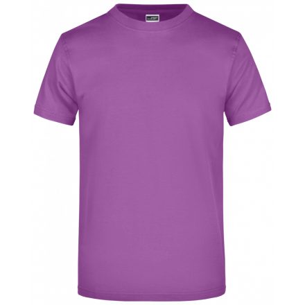 James&Nicholson Round-T-Medium kereknyakú póló JN001 purple L