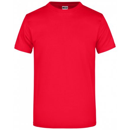 James&Nicholson Round-T-Medium kereknyakú póló JN001 red L