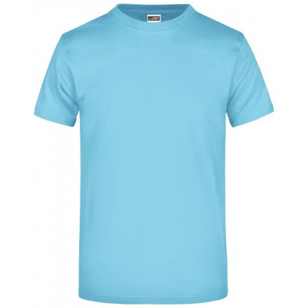 James&Nicholson Round-T-Medium kereknyakú póló JN001 sky-blue L