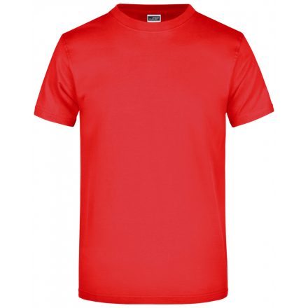 James&Nicholson Round-T-Medium kereknyakú póló JN001 tomato L