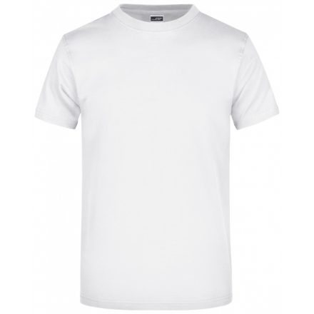 James&Nicholson Round-T-Medium kereknyakú póló JN001 white L