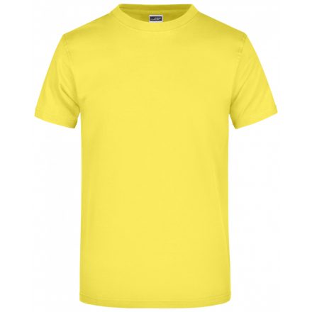 James&Nicholson Round-T-Medium kereknyakú póló JN001 yellow L