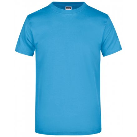 James&Nicholson Round-T Heavy kereknyakú póló JN002 aqua   vízkék 4XL