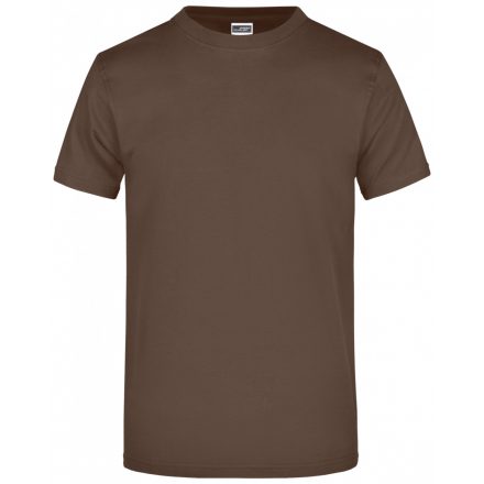 James&Nicholson Round-T Heavy kereknyakú póló JN002 brown 3XL