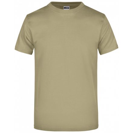 James&Nicholson Round-T Heavy kereknyakú póló JN002 khaki 3XL