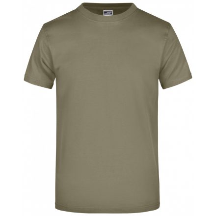 James&Nicholson Round-T Heavy kereknyakú póló JN002 olive 3XL