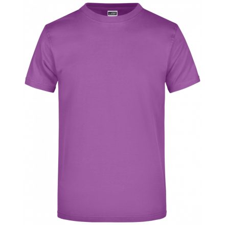 James&Nicholson Round-T Heavy kereknyakú póló JN002 purple 3XL