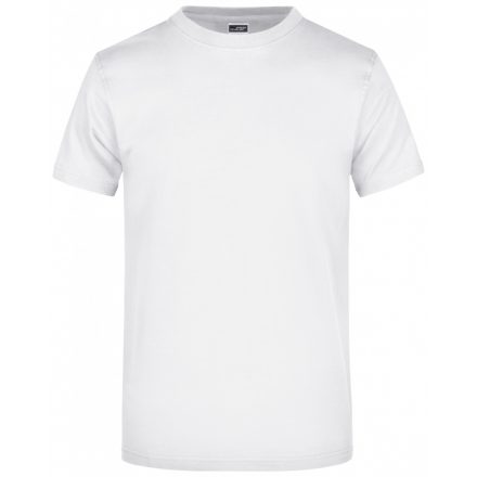 James&Nicholson Round-T Heavy kereknyakú póló JN002 white 3XL