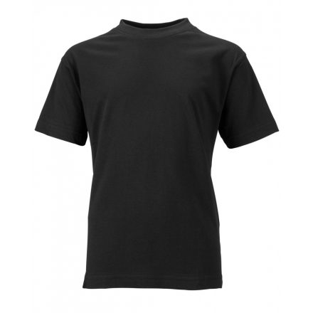 James&Nicholson J&N Junior Basic-T kereknyakú póló  JN019 black XL