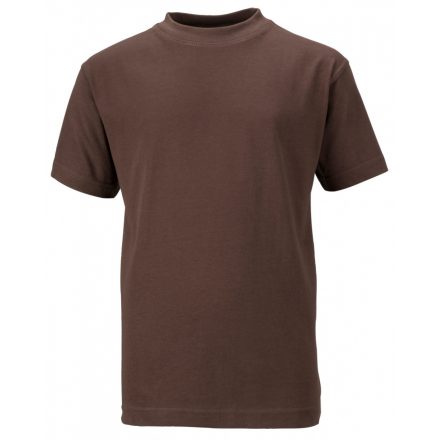 James&Nicholson J&N Junior Basic-T kereknyakú póló  JN019 brown XL