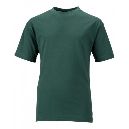 James&Nicholson J&N Junior Basic-T kereknyakú póló  JN019 dark-green S