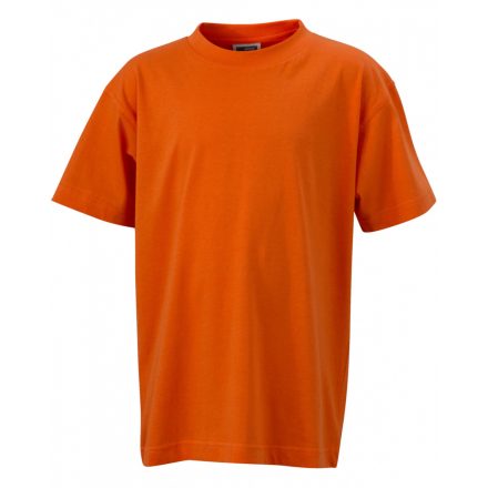 James&Nicholson J&N Junior Basic-T kereknyakú póló  JN019 dark-orange XL