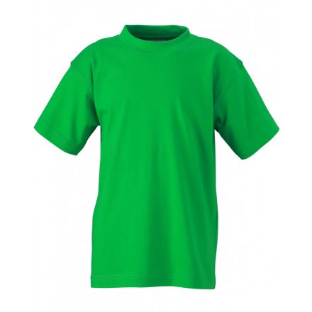 James&Nicholson J&N Junior Basic-T kereknyakú póló  JN019 fern-green XXL