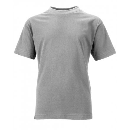 James&Nicholson J&N Junior Basic-T kereknyakú póló  JN019 grey-heather XL