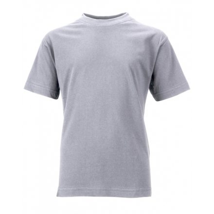 James&Nicholson J&N Junior Basic-T kereknyakú póló  JN019 light-grey XL