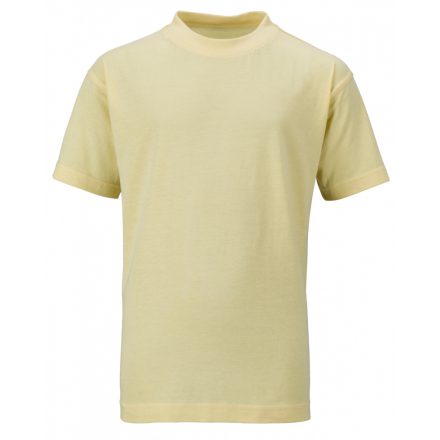 James&Nicholson J&N Junior Basic-T kereknyakú póló  JN019 light-yellow XL