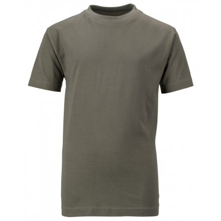 James&Nicholson J&N Junior Basic-T kereknyakú póló  JN019 olive XL