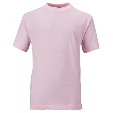 James&Nicholson J&N Junior Basic-T kereknyakú póló  JN019 rose XL