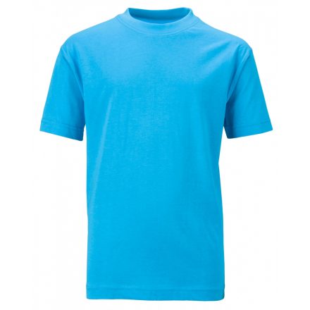 James&Nicholson J&N Junior Basic-T kereknyakú póló  JN019 turquoise XXL