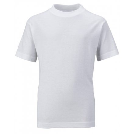 James&Nicholson J&N Junior Basic-T kereknyakú póló  JN019 white XXL