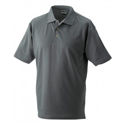 James&Nicholson J&N Polo Piqué Medium galléros póló JN020 dark-grey 3XL