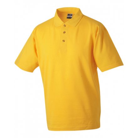 James&Nicholson J&N Polo Piqué Medium galléros póló JN020 gold-yellow 3XL