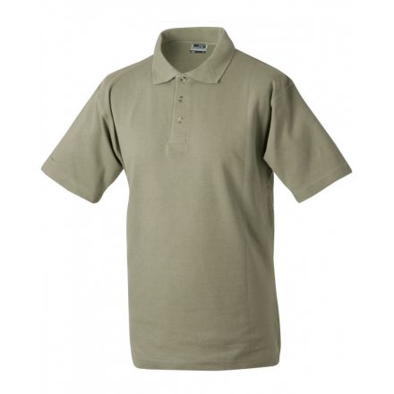 James&Nicholson J&N Polo Piqué Medium galléros póló JN020 khaki 3XL