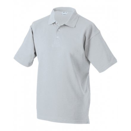 James&Nicholson J&N Polo Piqué Medium galléros póló JN020 light-grey 3XL