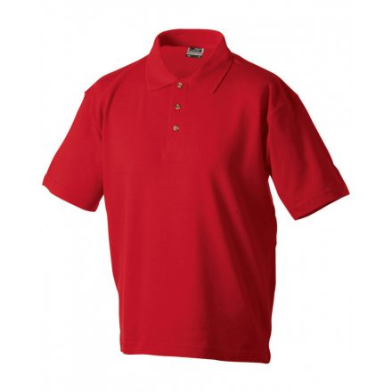 James&Nicholson J&N Polo Piqué Medium galléros póló JN020 red 3XL