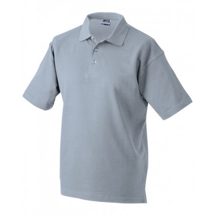 James&Nicholson J&N Polo Piqué Heavy galléros póló JN021 grey-heather L