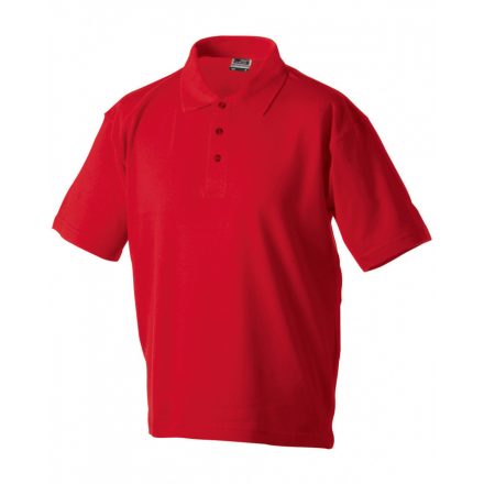 James&Nicholson J&N Polo Piqué Heavy galléros póló JN021 red L