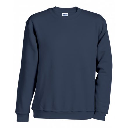 James&Nicholson J&N Round Heavy pulóver JN040 navy 5XL