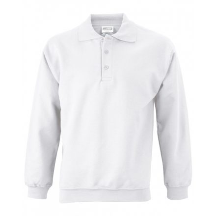 James&Nicholson J&N Polo Heavy pulóver JN041 white L