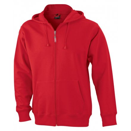 James&Nicholson J&N Men's Hooded Jacket JN042 red 3XL