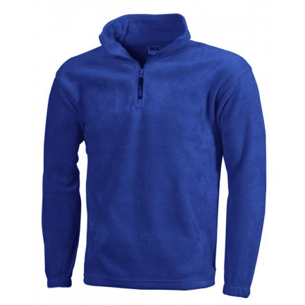 James&Nicholson J&N Half-Zip Fleece cipzáras nyakkal JN043 royal L