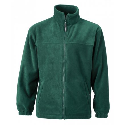 James&Nicholson J&N Full-Zip polár pulóver JN044 dark-green 3XL