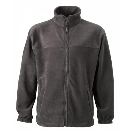 James&Nicholson J&N Full-Zip polár pulóver JN044 dark-grey 3XL