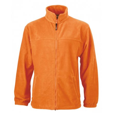 James&Nicholson J&N Full-Zip polár pulóver JN044 orange 3XL