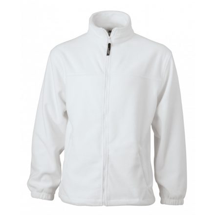 James&Nicholson J&N Full-Zip polár pulóver JN044 white 3XL