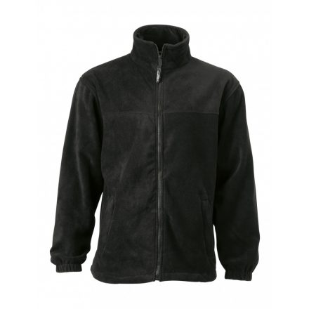 James&Nicholson J&N Full-Zip gyermek polár pulóver JN044K black M