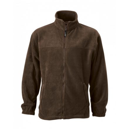 James&Nicholson J&N Full-Zip gyermek polár pulóver JN044K brown L