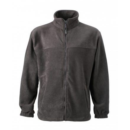 James&Nicholson J&N Full-Zip gyermek polár pulóver JN044K dark-grey L