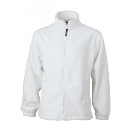 James&Nicholson J&N Full-Zip gyermek polár pulóver JN044K white L