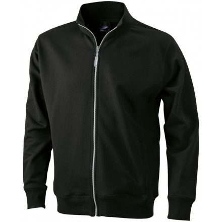 James&Nicholson J&N Men's Jacket cipzáras pulóver JN046 black 3XL