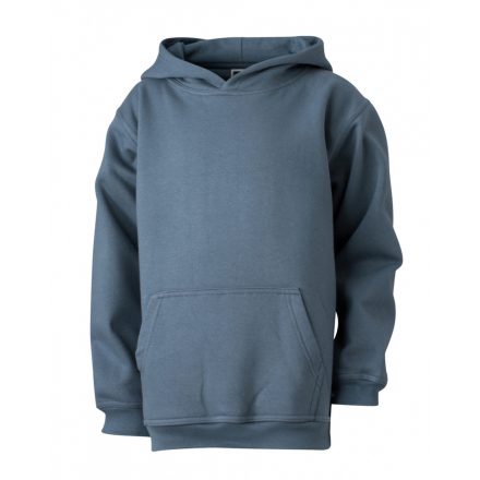 James&Nicholson J&N Hooded Sweat Junior gyermek pulóver JN047K carbon L